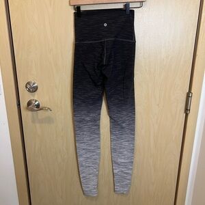Lululemon Wunder Under Hi Rise Ombre Leggings